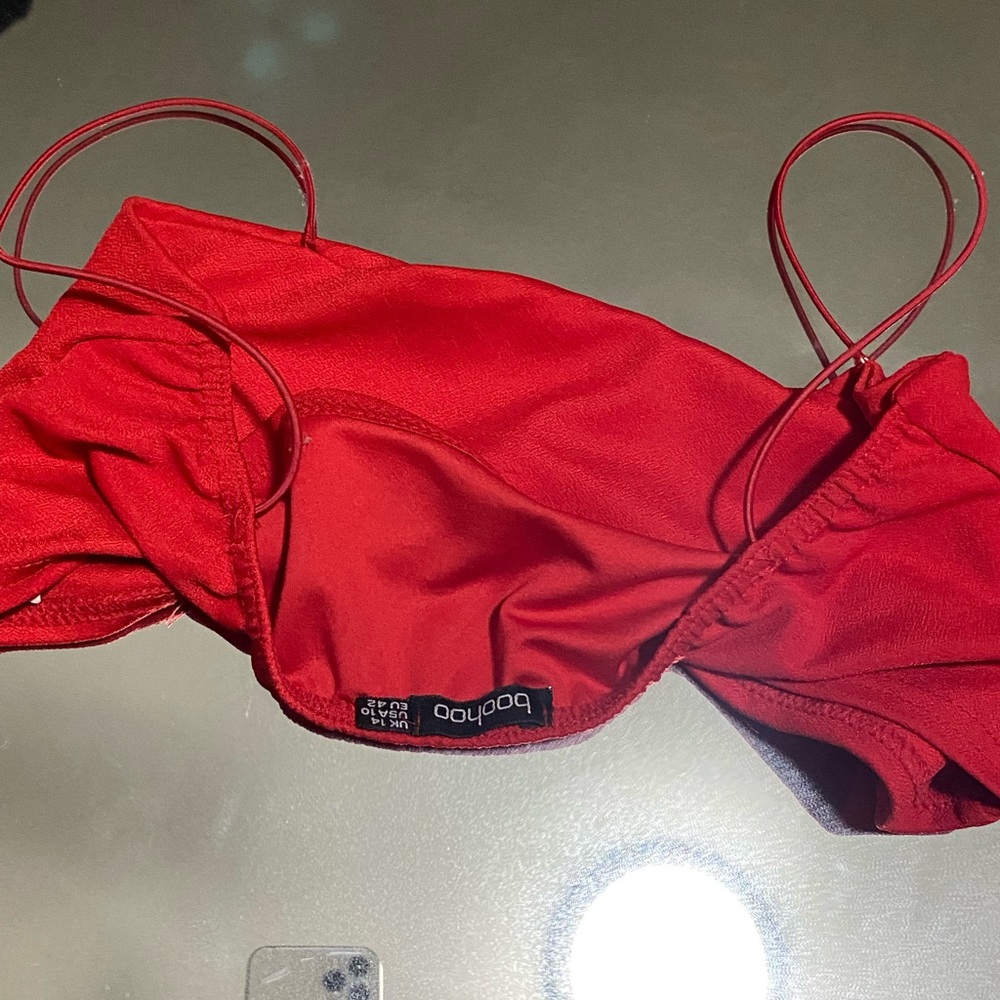 Red Crop Top - Picture 3 of 3